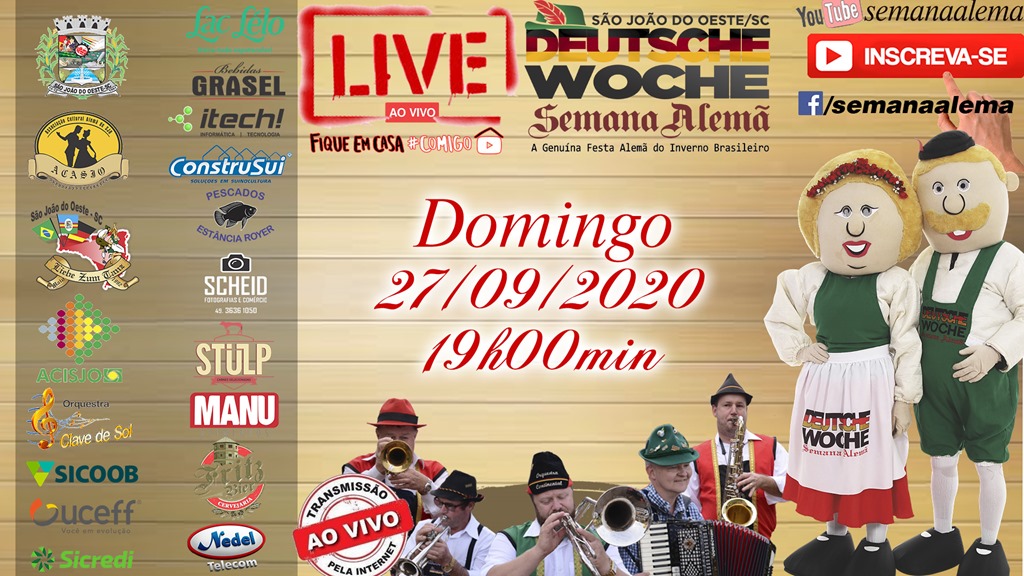 LIVE comemorativa da Deusche Woche será realizada
